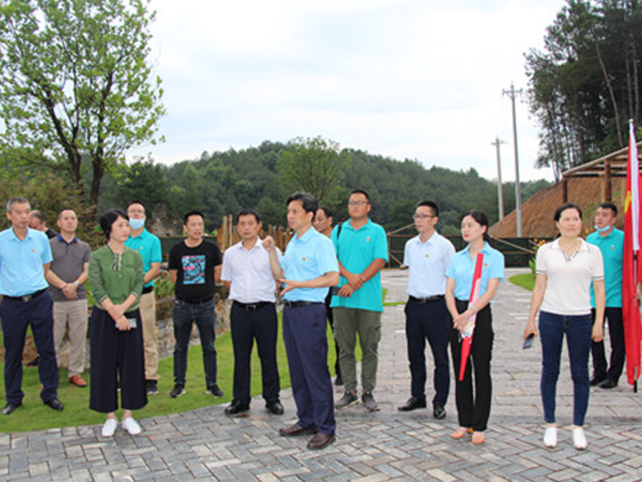 鄂旅投咸寧集團與九宮山管委會聯(lián)合組織黨建調(diào)研活動，助力鄉(xiāng)村振興發(fā)展